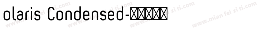 olaris Condensed字体转换